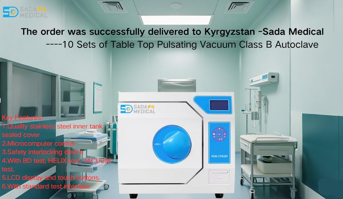 Delivering Precision and Quality: 10 Units of Table Top Class B Autoclaves to Kyrgyzstan