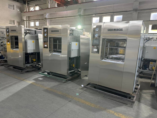 Delivered order to Paskistan customer second batch-5sets 250L autoclave,5sets 50L autoclave