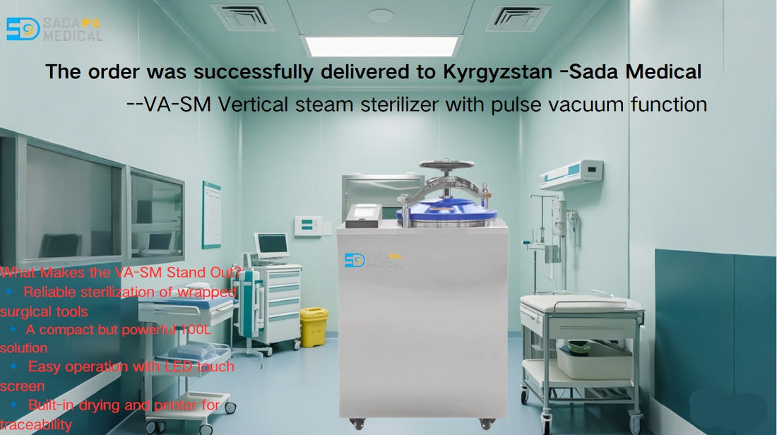 Sada Medical successfully delivered a vertical sterilizer to Kyrgyzstan