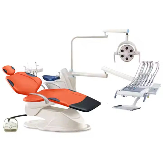 Factory Direct Sales Adjustable Full Set Dental Chair Electrical Dentist Unit with Intra Oral Camera Monitor for Clinic Hospital