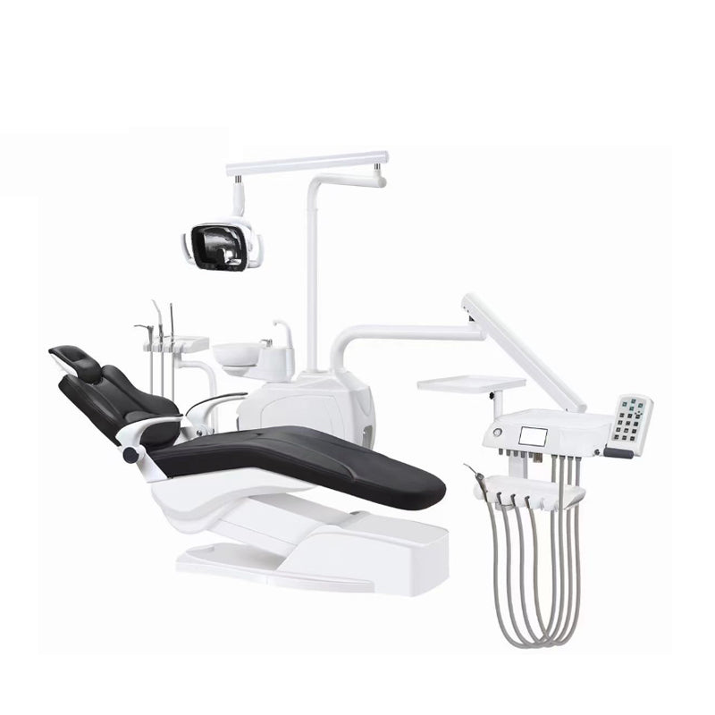 Best Quality Leather Dental Equipment Dental Chair With Rotatable Ceramic Spittoon