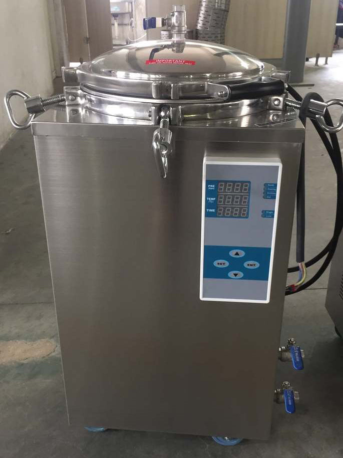 Vertical High Pressure Steam Sterilizer