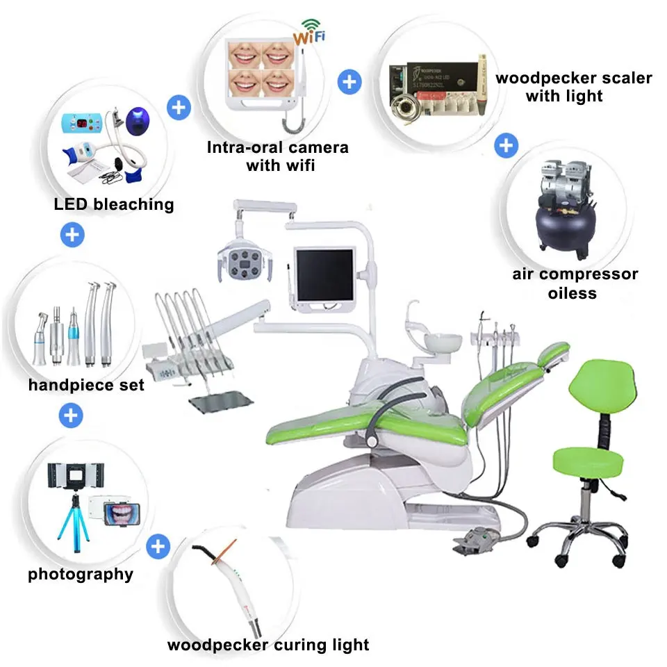 High-Huality Safety Dental Chair for VIP Room Manufacturers Dental Chair High Quality Unit Full Set