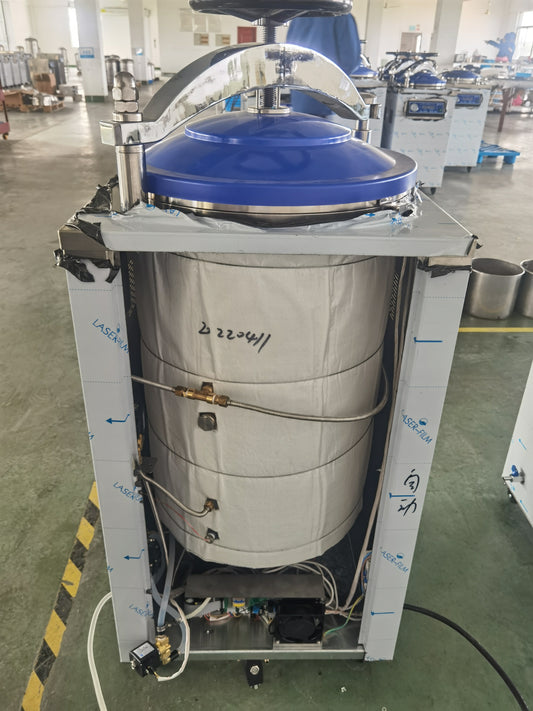 VA-SL displayed automatic vertical autoclave