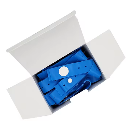 Disposable Medica Latex Free Button Rubber Tourniquet with Hole
