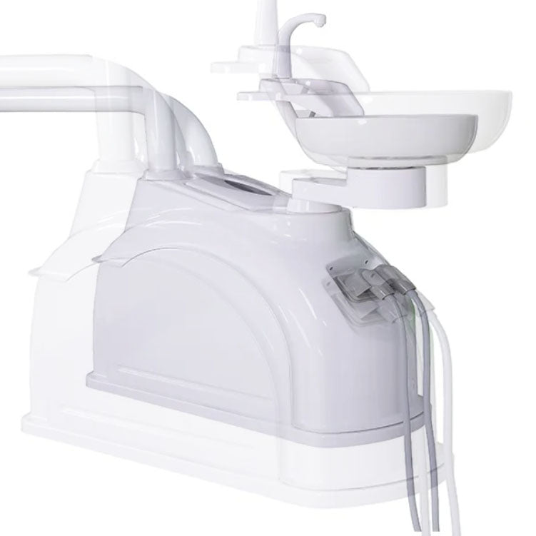 Affordable Sada Medical Dental Chair Unit - Comfortable, Stylish Design with LED Sensor Light & Ceramic Spittoon