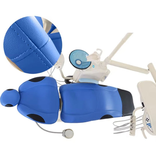 Sada Medical Complete Dental Chair – Ergonomic, Modern Design with LED Sensor Light & Glass Spittoon for Clinic Hospital