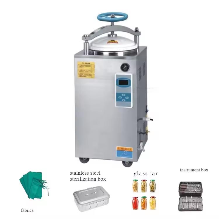 Digital Display Vertical Autoclave Machine Pressure Steam Sterilizer VA-SD