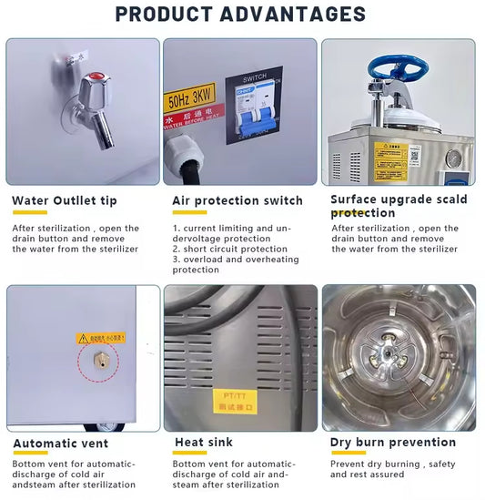 Automatic Medical Vertical Autoclave VA-SD