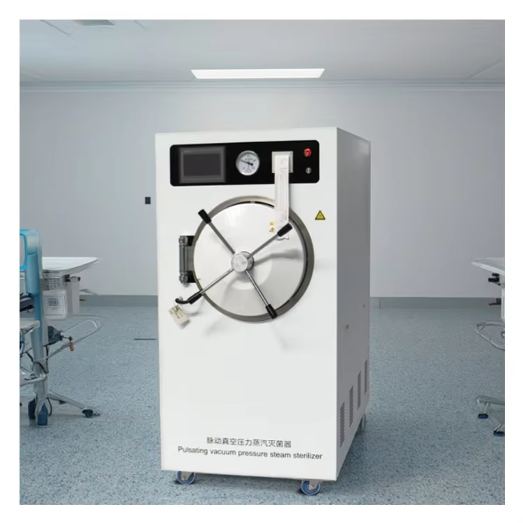SADA Medical SD-M100 horizontal steam sterilizer front view