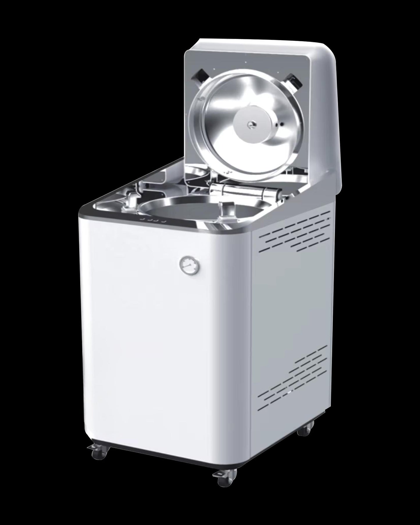 Vertical pressure steam sterilizer for hospital and labs
