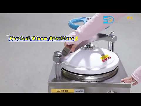 Esterilizador de vapor a presión de máquina de autoclave vertical con pantalla digital VA-SD