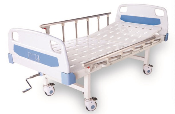 Head Punching Single Shaker ABS Hanging Hospital Bed with Mattress