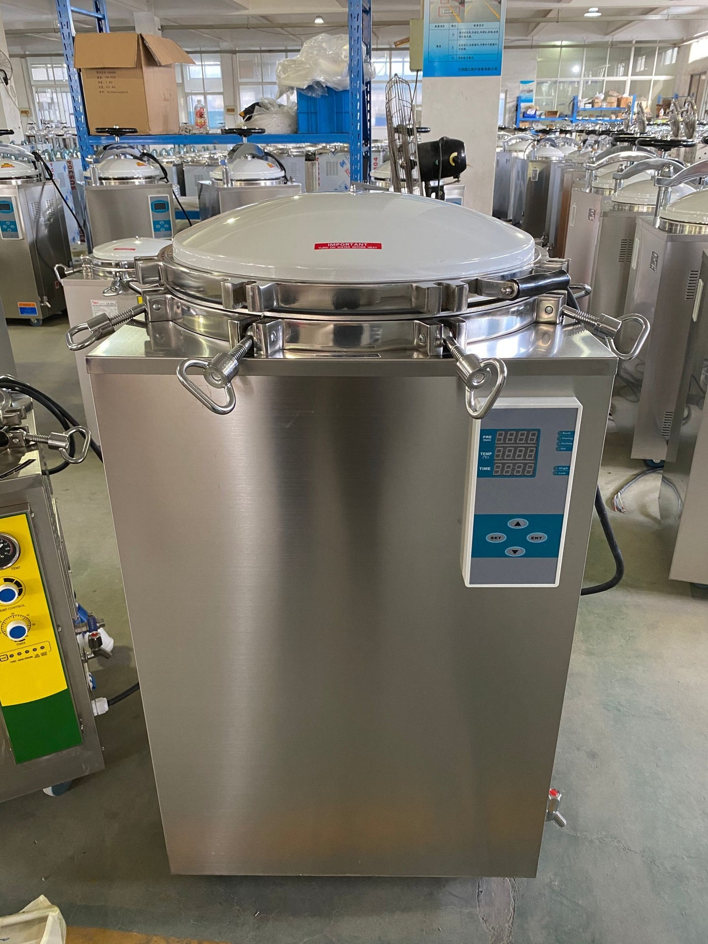 Vertical Autoclave Pressure Steam Sterilizer Top Loading VA-FD