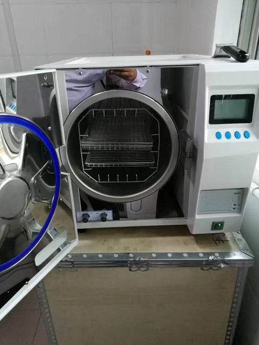 LCD Class B Table Top Pulse Vacuum Steam Autoclave | High-Performance Sterilizer for Clinics & Labs (12L, 18L, 24L)