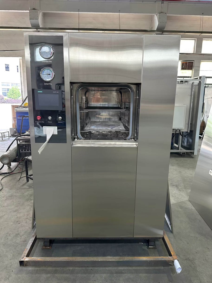 Delivered order to Ghana for horizontal pulse vacuum autoclave sterilizer 150L