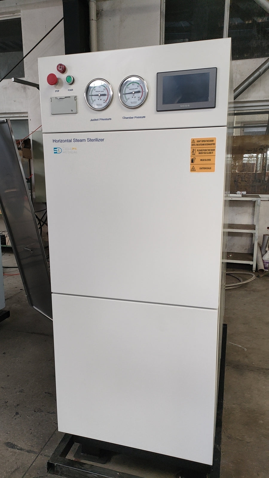 Delivered order to Uganda-HA-BW200L pulse vacuum horizontal autoclave 1set