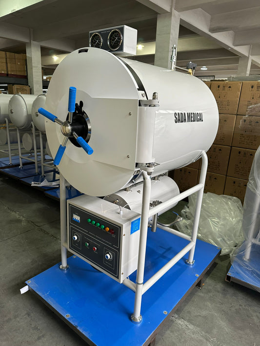 Delivered order to Nigeria customer for 400L horizontal autocalve HA-BC Model