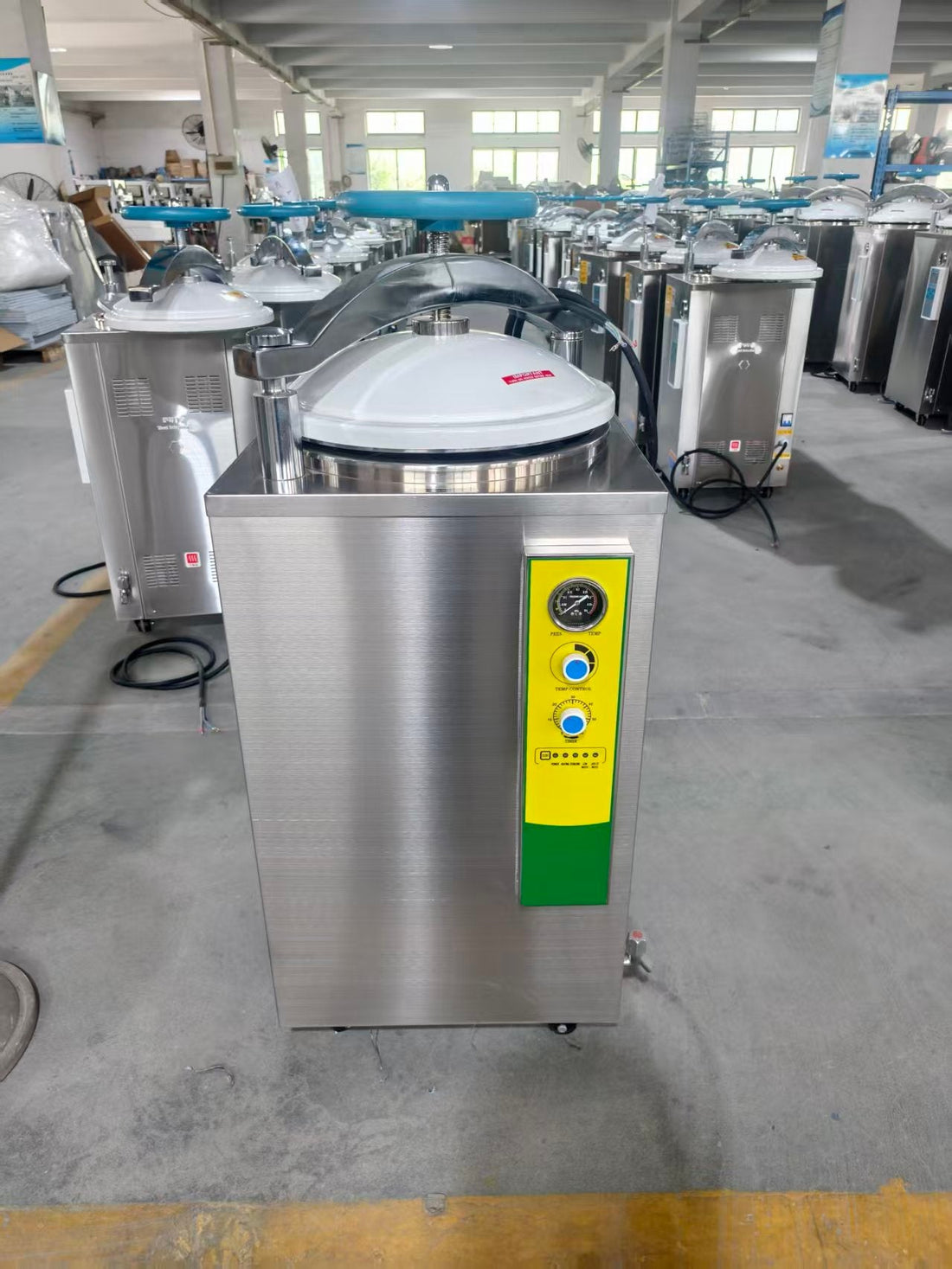 How Sada Medical Delivered a High-Quality 75L Pressure Steam Vertical Autoclave for Our Distributor Client