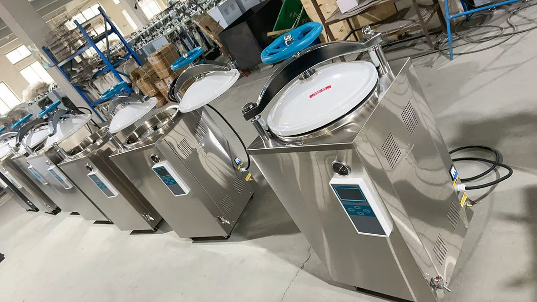 SADA Medical Delivers 7 VA-SD Vertical Autoclaves to Kyrgyzstan – Efficient Sterilization Solutions