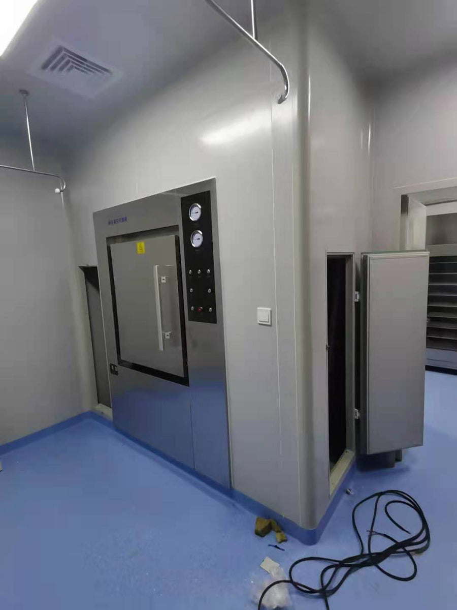 HA-BVD 800L large capacity pulse steam sterilizer, installation finished.