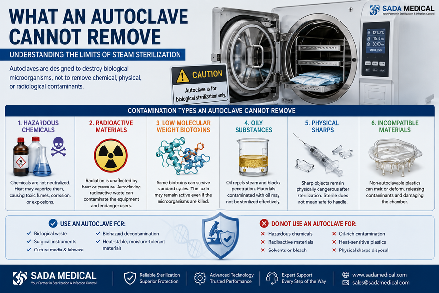 What Contaminants Can an Autoclave NOT Remove? Understanding the Limits of Steam Sterilization
