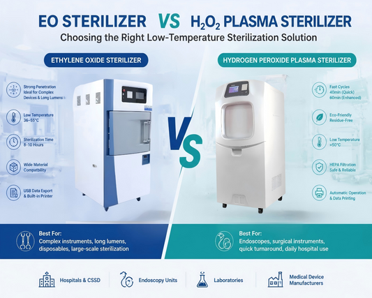 Ethylene Oxide Sterilizer vs Hydrogen Peroxide Plasma Sterilizer: Which Low-Temperature Sterilization Solution Is Right for Your Facility?