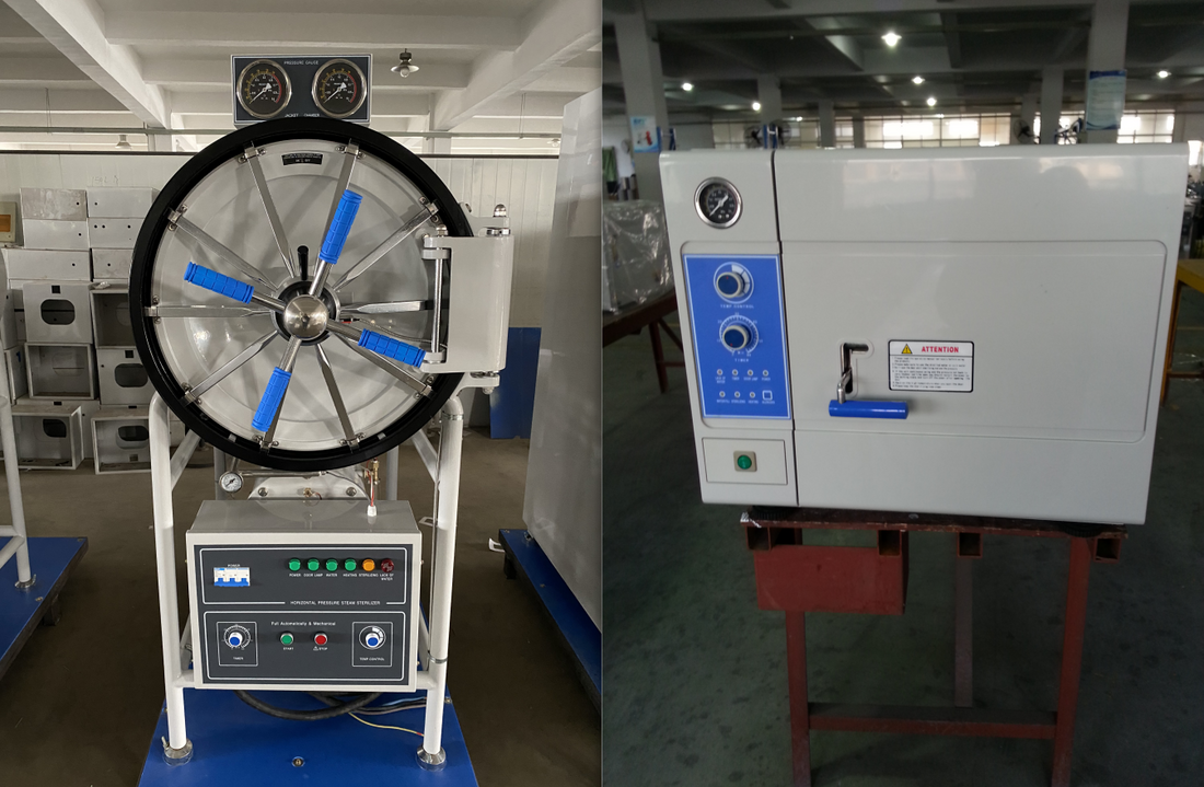 Delivered order to Philippines 1set HA-BC400 horizontal autoclave and 3sets TS-CD50 table top autoclave