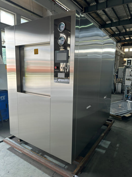 Delivered order to Burkina Faso Customer Single Door large Rectangular Autoclave 800L