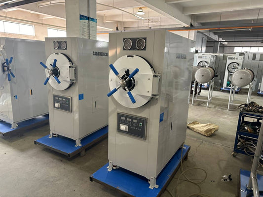 Dlivered order to Cyprus Limassol port for 2 sets horizontal autoclave HA-BA150