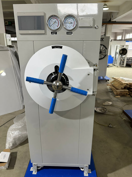 Delivered order to Peru for one set horizontal vacuum autoclave HA-BAV150