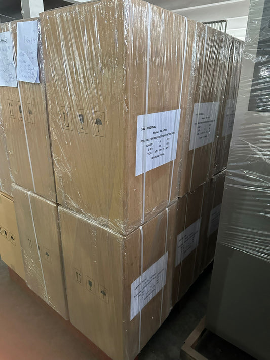 Delivered order to Kenya customer for 10sets portable autocalve digital display PA-ND