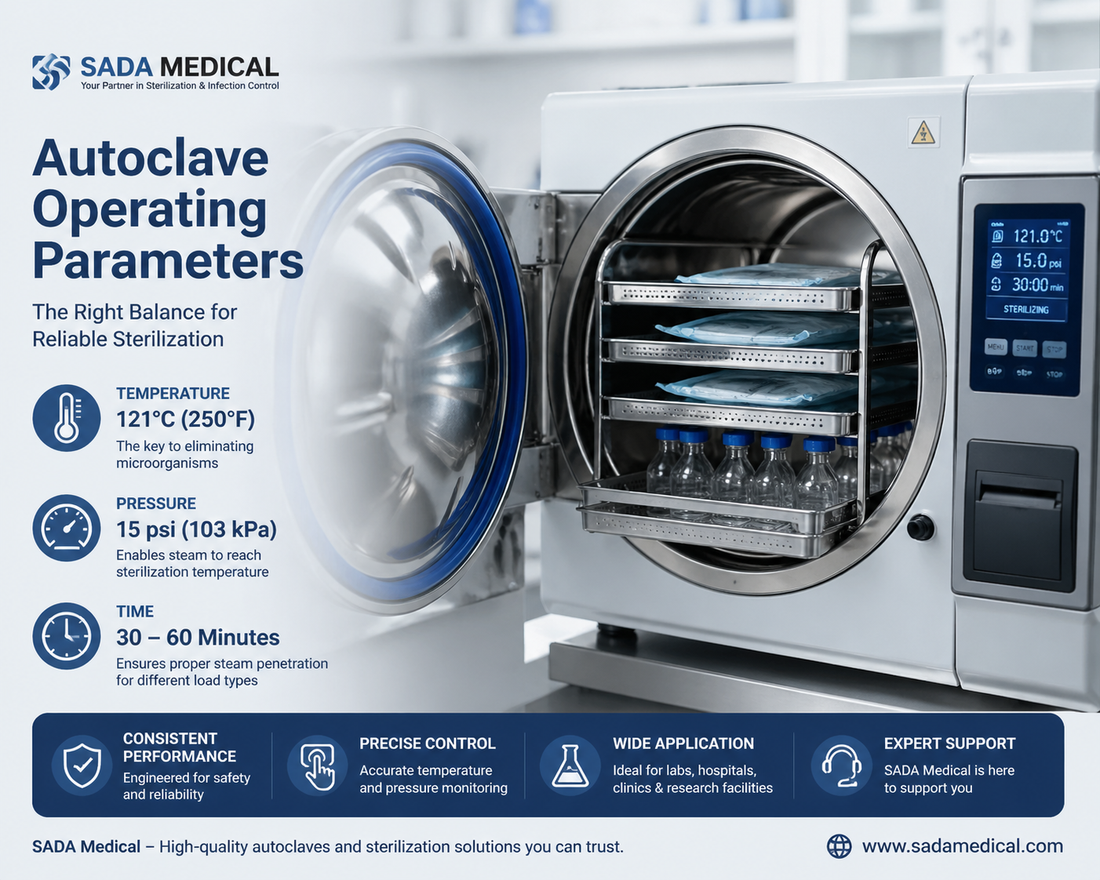 How to Properly Operate Autoclaves: Temperature, Pressure, and Time for Complete Sterilization
