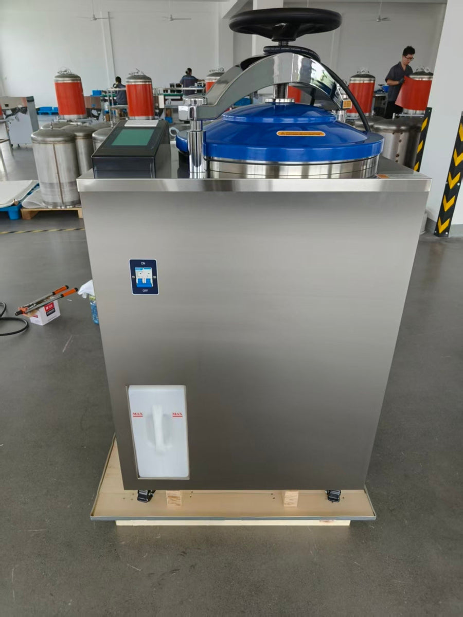 VA-SX 100L vertical autoclave customized for Botswana hospital sterilization