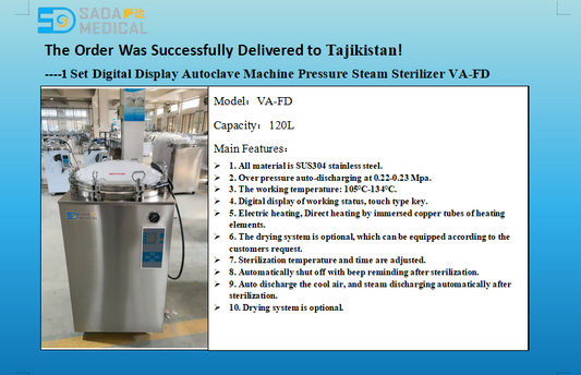Efficient Sterilization for Tajikistan: VA-FD120 Vertical Autoclave Solution