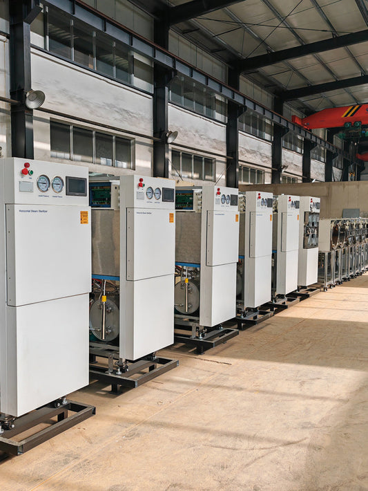 Successfully delivered 8 sets horizontal sterilizers to Kyrgyzstan