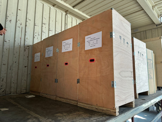 Delivered order for 4sets VA-SD75l Without drying funtion toploading vertical autoclave to Kenya