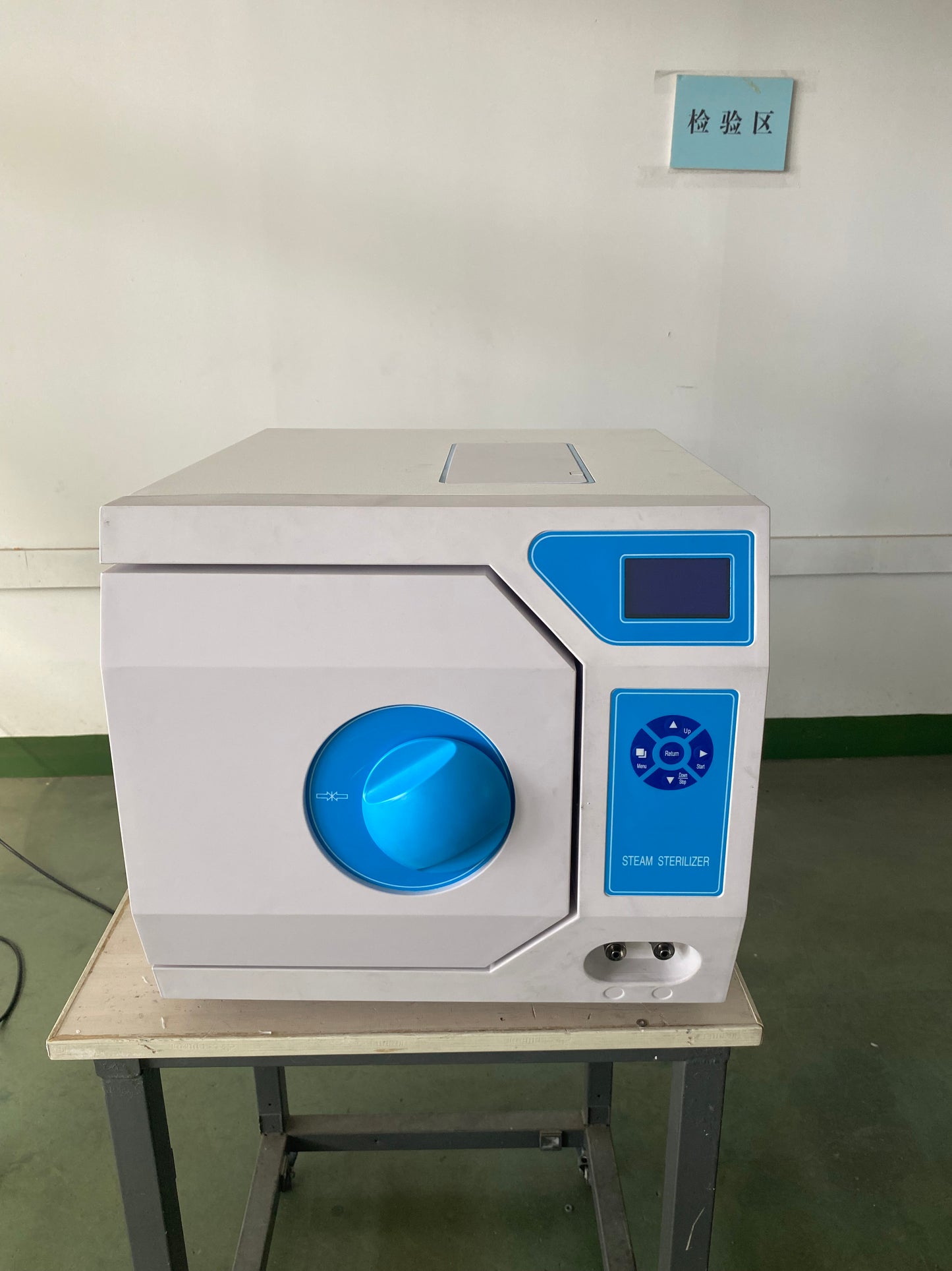 Esterilizador a vapor de mesa ClassN estándar con botones táctiles