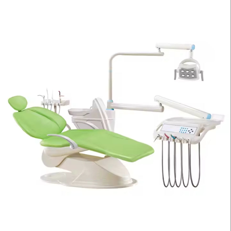 Factory Direct Sales Adjustable Full Set Dental Chair Electrical Dentist Unit with Intra Oral Camera Monitor for Clinic Hospital
