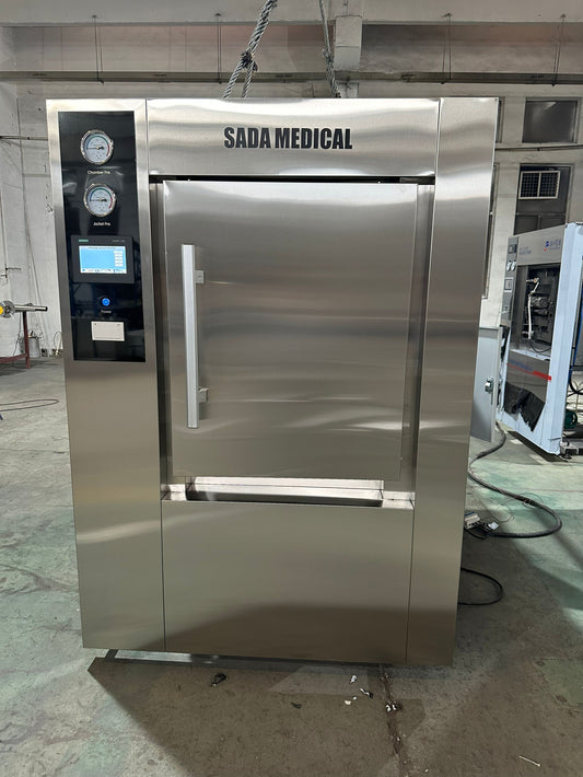 Autoclave de vacío de pulso de puerta motorizada horizontal