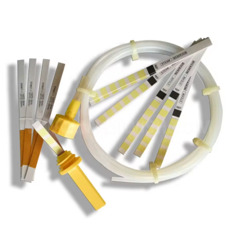 Prueba de hélice de control de lotes de 4 barras con soporte para indicador químico