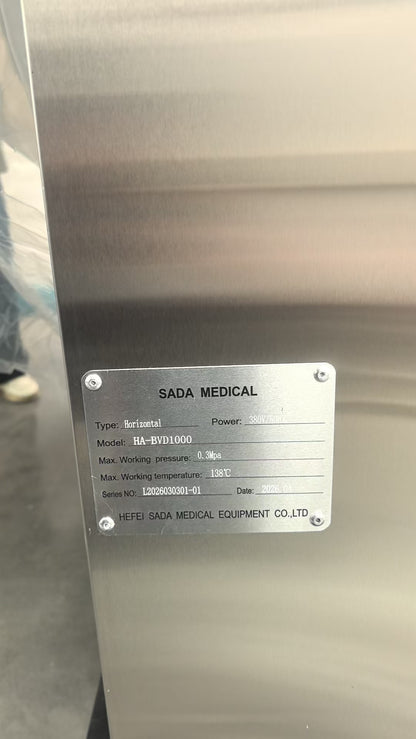 HA-BVS/HA-BVD Pulsed Vacuum Horizontal Steam Sterilizer | B-Class Autoclave for Clinics & Labs