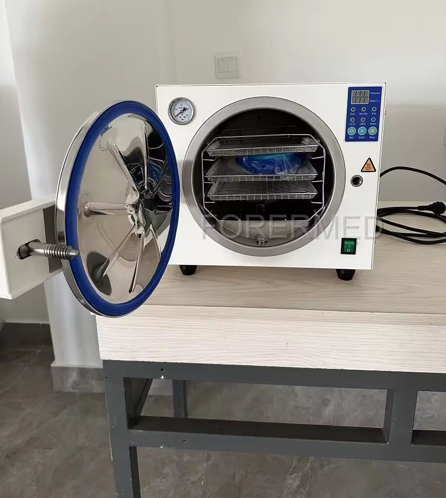 Esterilizador a vapor de mesa económico para laboratorio