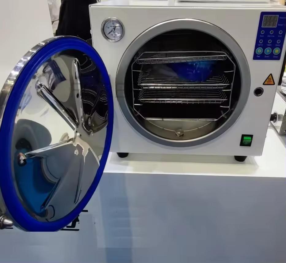 Esterilizador a vapor de mesa económico para laboratorio