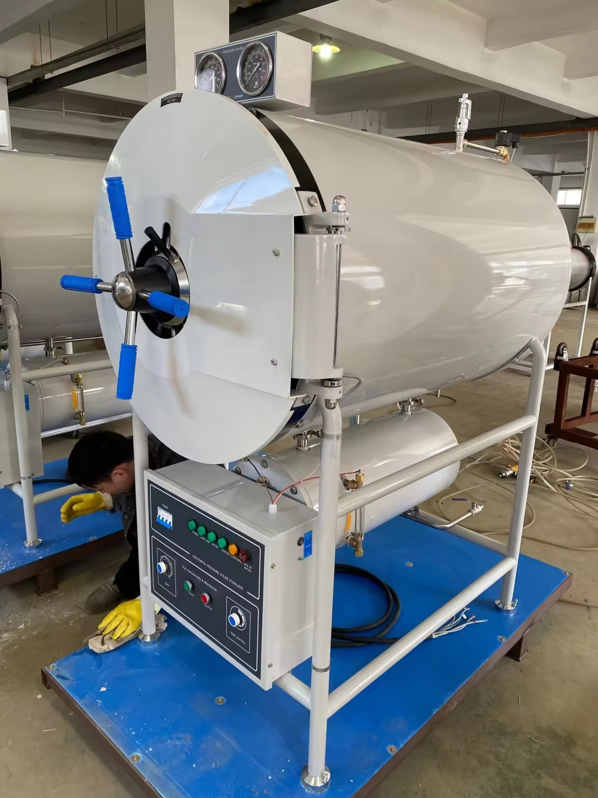 High-Efficiency Sterilization with HA-BC Horizontal Cylindrical Autoclave