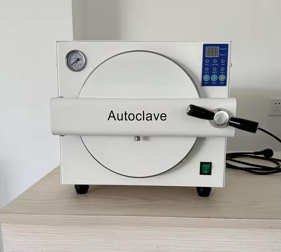 Esterilizador a vapor de mesa económico para laboratorio