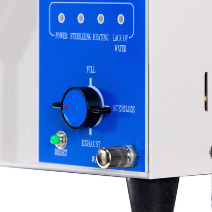 Sada Medical TS-AJ Table Top Steam Dental Autoclave – 20L / 24L | Clean, Rapid Sterilization with No Steam Discharge