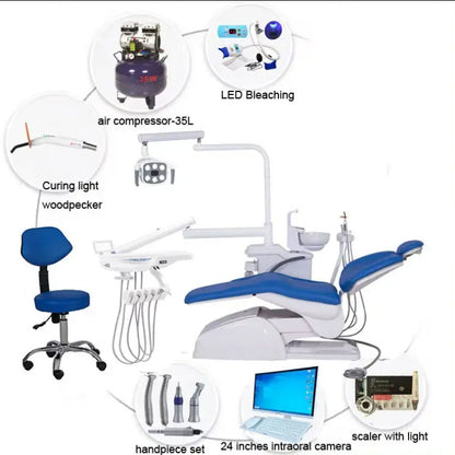 Portable Dental Delivery Unit Curing Light Scaler Air Compressor Portable Dental Delivery Unit Curing Light Scaler Air Compressor