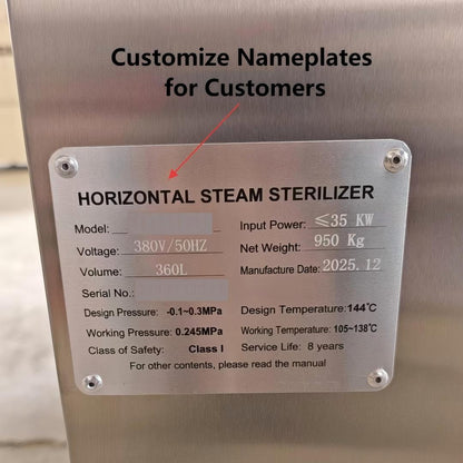 HA-BVS/HA-BVD Pulsed Vacuum Horizontal Steam Sterilizer | Lift-Door B-Class Autoclave