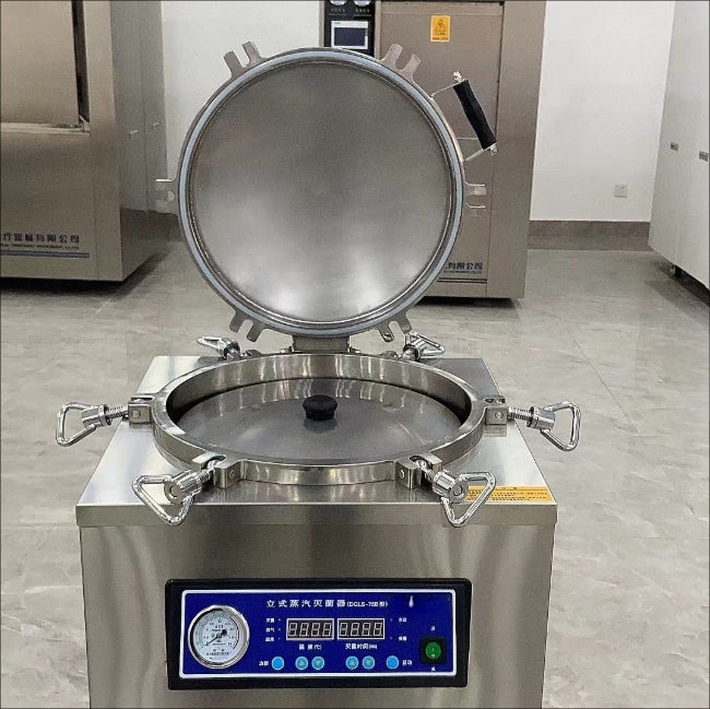 Esterilizador a vapor vertical con pantalla de perno automático VA-FB a la venta